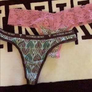 2 PINK thongs